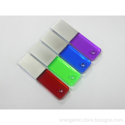 Colorful Transparent Crystal USB Flash Disk